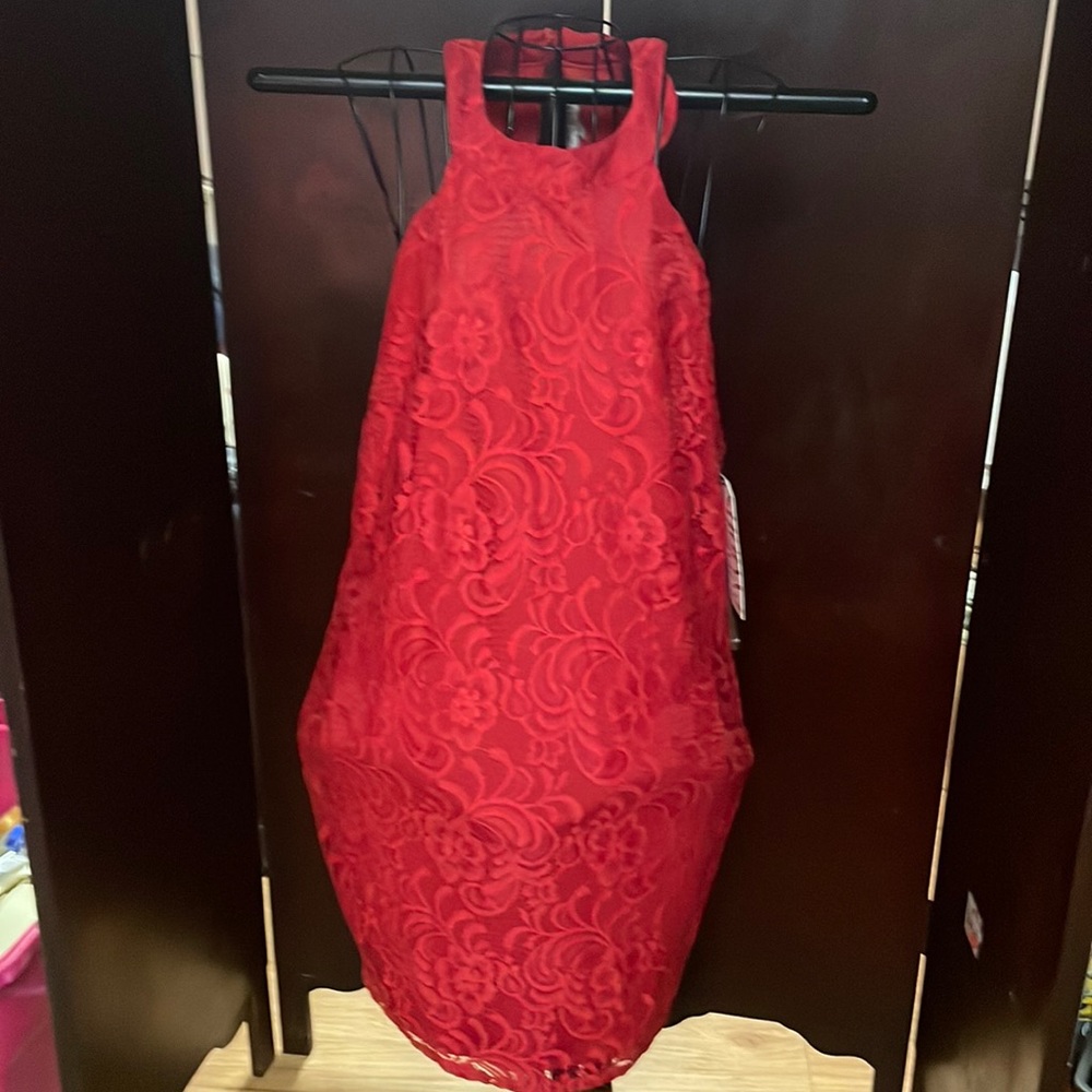 NWT Red lace dress